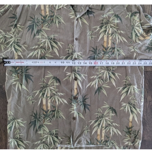 Jamaica Jaxx 100% Silk Relax Hawaiian Pin Up Stitched Camp Collar Shirt Mens XXL - Picture 7 of 12
